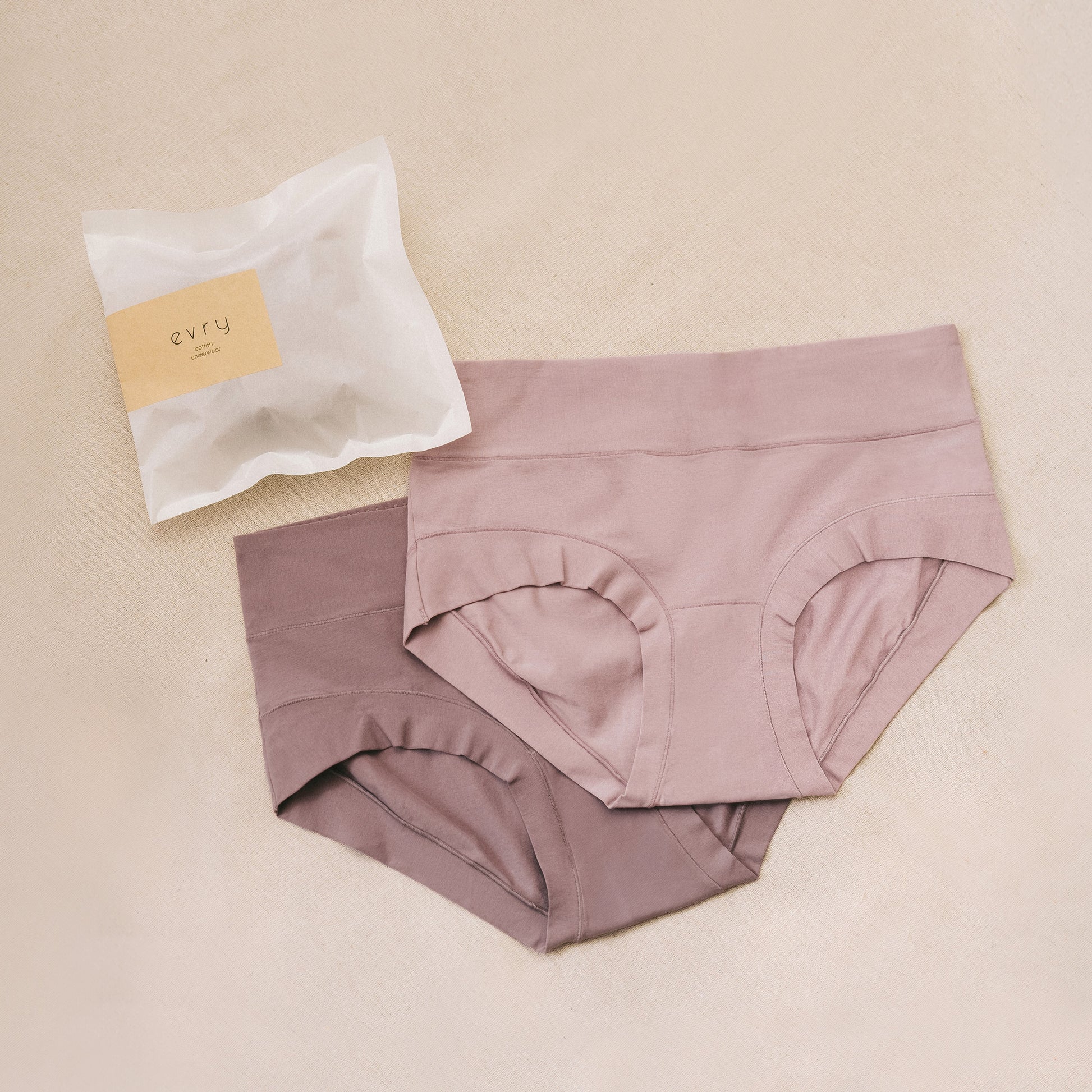 evry cotton underwear, Lavender, X-Small : : Clothing
